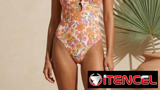 Trusa Entera Estampada de Flores Texturizada Talla XL – 18 USD