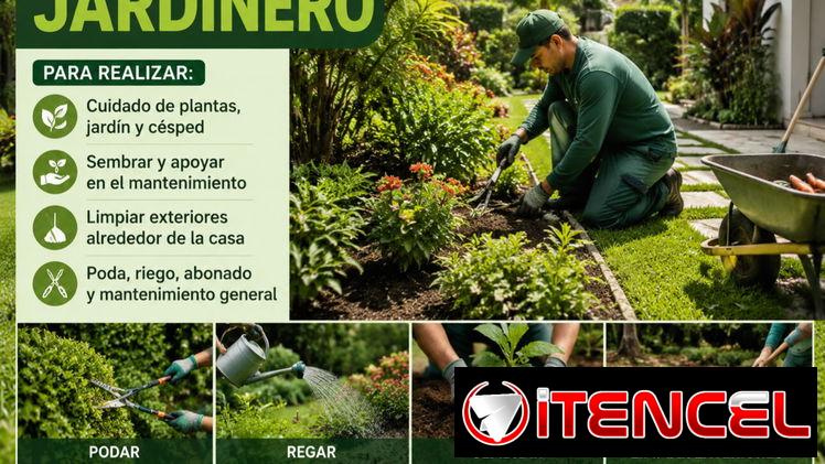 Se busca jardinero