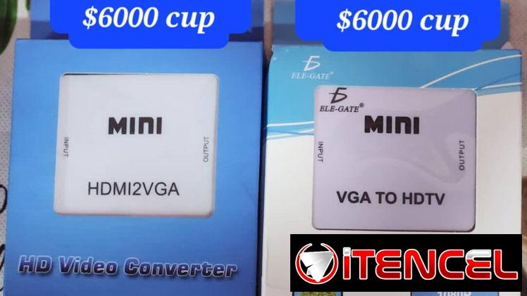 Adaptadores HDMI a VGA y VGA a HDMI en venta