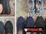 Calzado de hombre $4800, $5500.