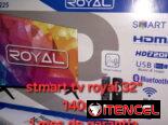 Smart TVs de 32″ marcas Royal y Vision.