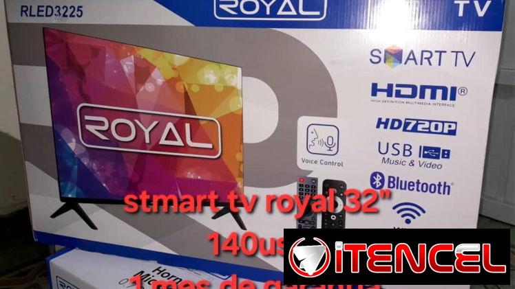 Smart TVs de 32″ marcas Royal y Vision.