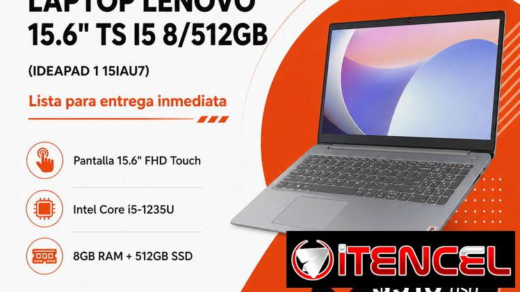 Laptop Lenovo IdeaPad 1 15IAU7 i5 8GB 512GB SSD Touch | 15.6” FHD en La Habana