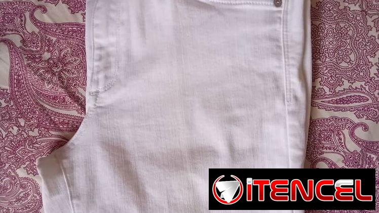 Pantalon Jeans elastizado blanco p/ hombre talla 32 marca GAP