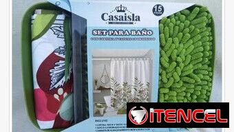 Set para baño completo (3 piezas en 1) 🛁✨. Revisa y escríbeme al WhatsApp 56249037
