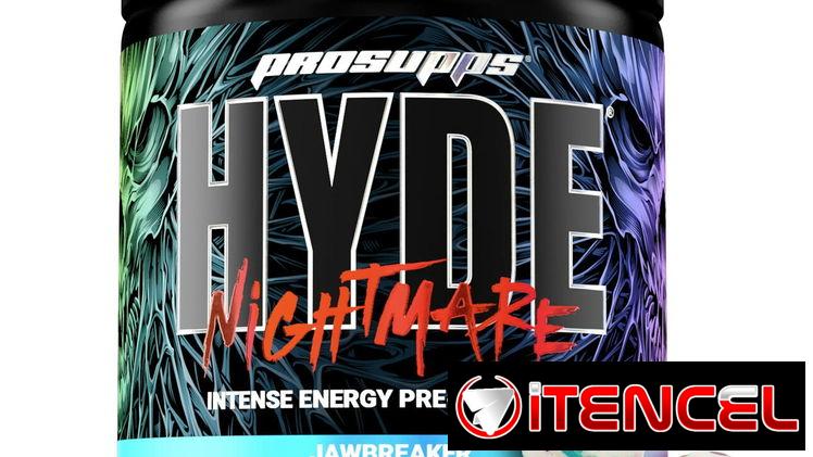Pre Entreno Hyde Nightmare Jawbreaker 300mg cafeína, fuerte estimulante