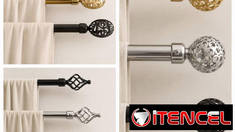 Cortinero Decorativo Expandible de 70 cm hasta 120 cm (cv)