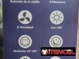 Ventiladores Recargables Marca Eko , 20 000mA , doble aspa , carga rapida