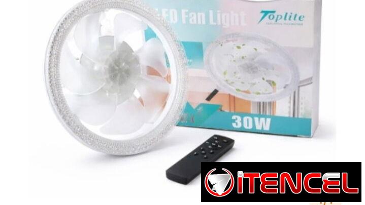 Lámpara led ventilador integrado