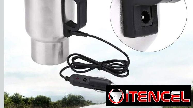 Taza termo en acero inoxidable con calentamiento