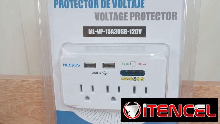 Protector de voltaje multipuertos 120V -15A