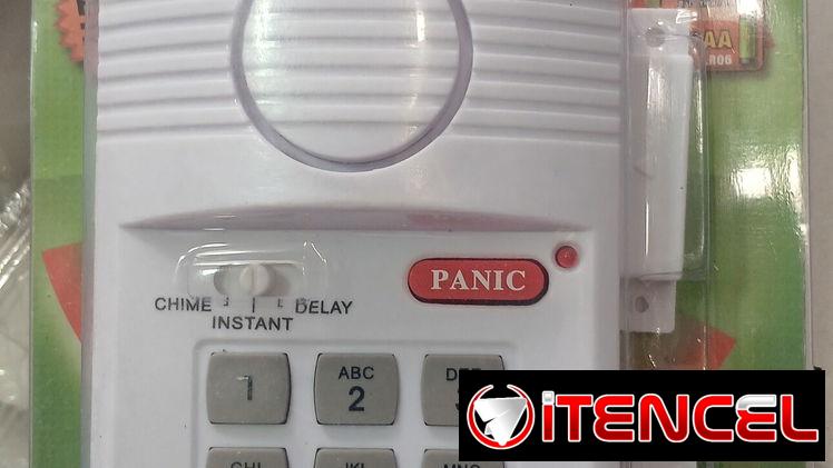 Alarma sonora con sensor de movimiento