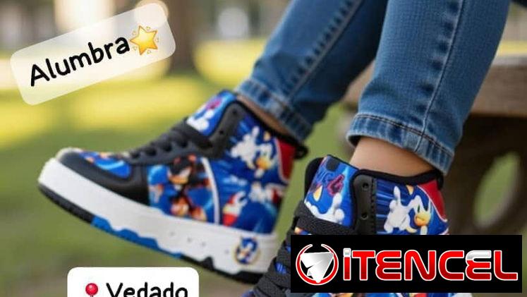TENIS DE NIÑOS BOTAS SONIC 4 🌟Alumbran