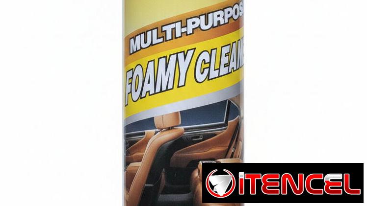 Fuerte espuma para limpiar asientos, paños e interiores de autos, quita grasa. ( 10 USD)
