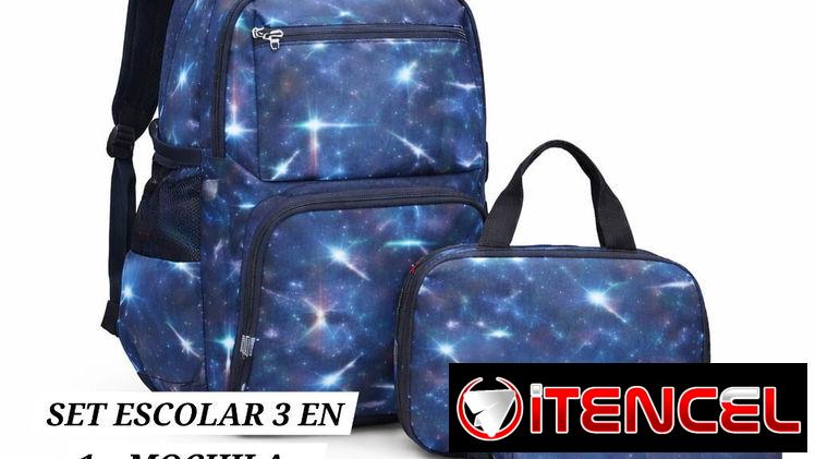JUEGO DE MOCHILA CON LONCHERA Y CARTUCHERA* 🔥 *Nuevo precio: 18 USD*