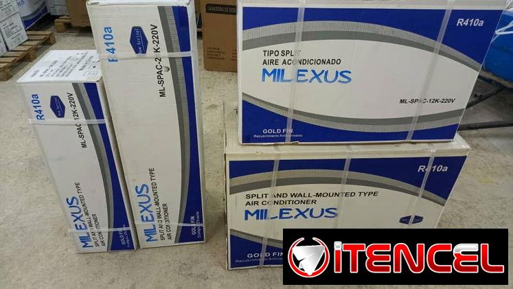 AIRE ACONDICIONADO TIPO SPLIT MILEXUS 1 TONELADA Y 1/5 TONELADAS