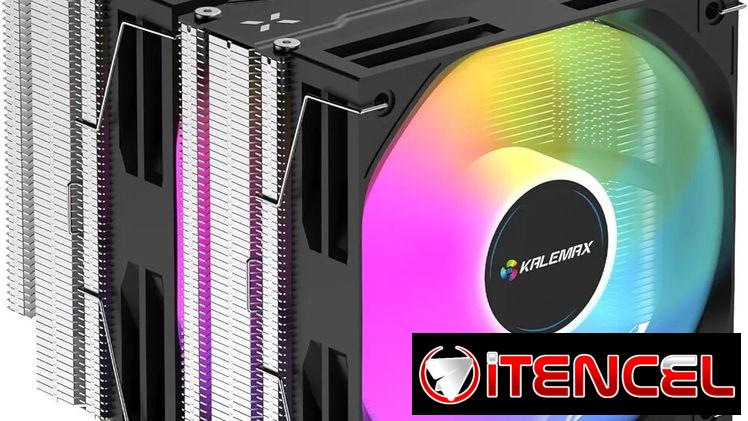 KALEMAX Disipador por aire de doble torre con iluminación ARGB nuevos