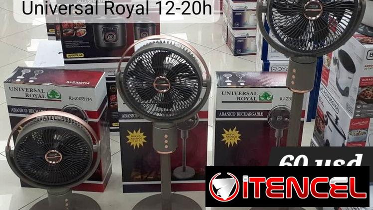 Ventilador recargable Royal de pie