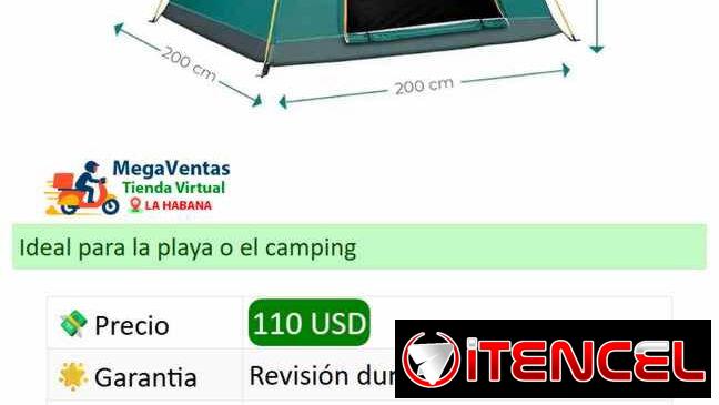 ✨️VENTA DE CASA DE CAMPAÑA IDEAL PARA CAMPING ✨️