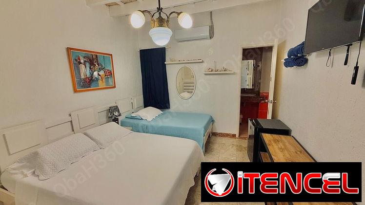 RENTA casa de 2 habitaciones para 5 en PLAYA  VARADERO con Qba Hostin 360