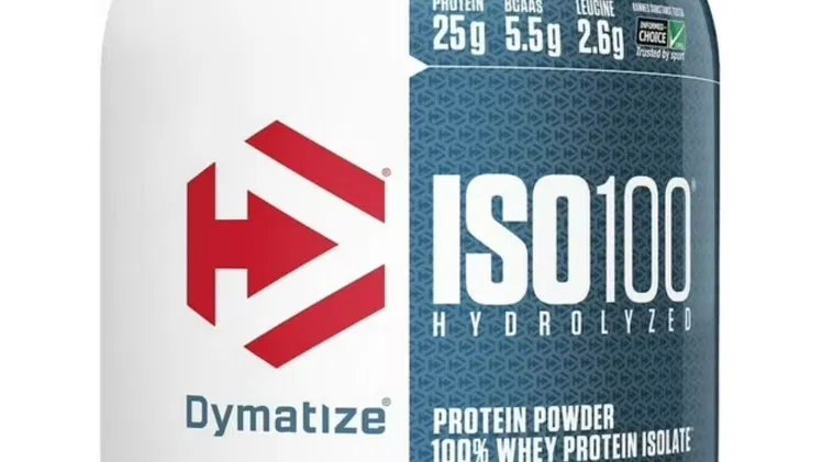 50usd DYMATIZE ISO 100 (PROTEÍNA ISOLADA) 56799461 Y 51699376