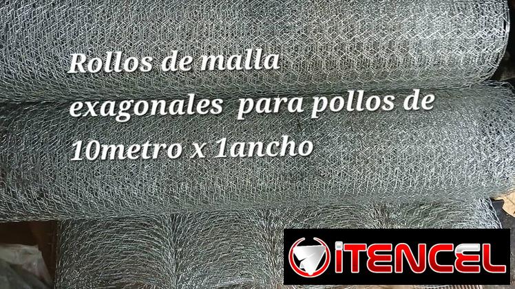 Rollos de mallas exaginales para pollo
