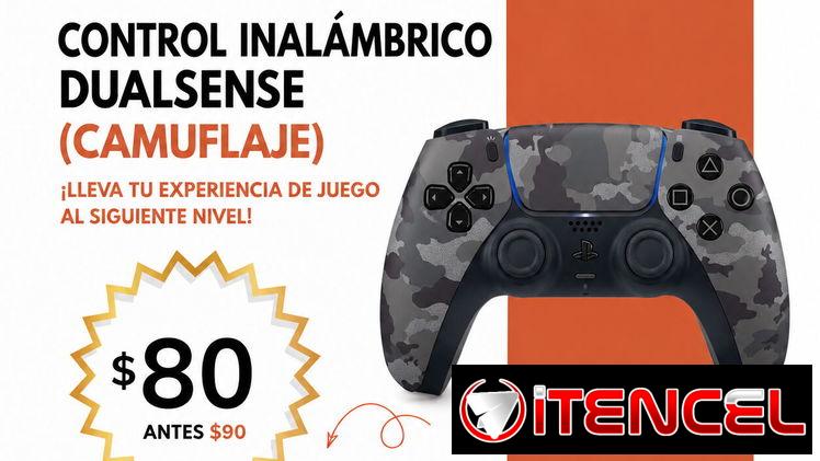 Control Inalámbrico DualSense para PlayStation 5 (Camuflaje) | videojuegoshabana.com