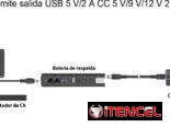 Mini Ups Fuente De Alimentación Ininterrumpida De 5v9v12v18w