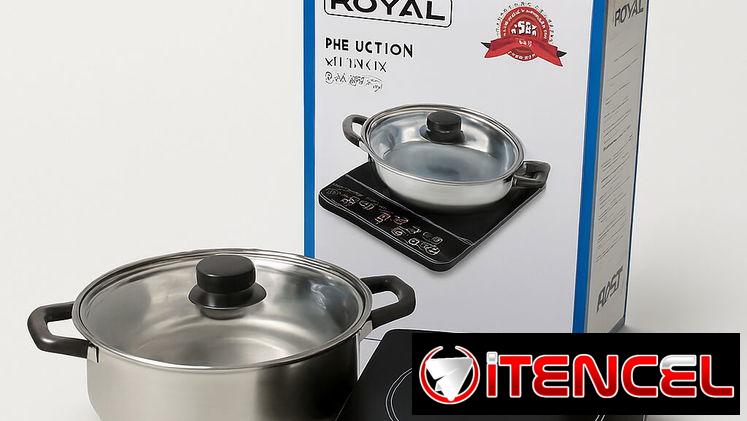 Cocina inducción con cazuela Royal