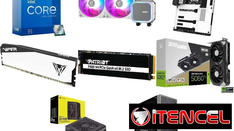 🛡️ Torre Pro 🛡️ Core i7-12700KF🔹Zotac RTX 5060 Ti 16GB🔹16GB DDR5 Patriot Viper🔹1TB SSD M.2🔹Board Z790 Wi 📦0km