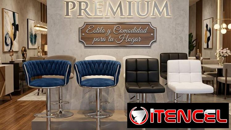 Banquetas modernas para cocina, barra o comedor