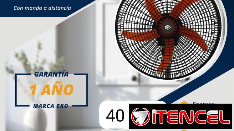 Ventilador de pared de 18 pulgadas con mando a distancia