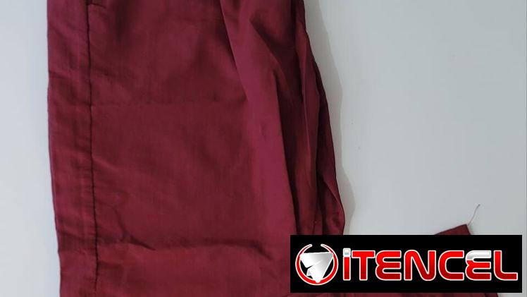 UNIFORME MEDICO TALLA L ROJO VINO