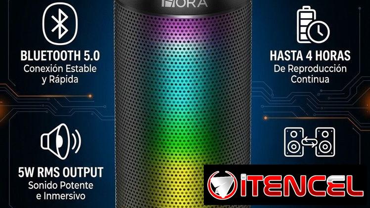 BOCINA BLUETOOTH 3.5Hs CON UNA CARGA, FACTURA Y GARANTÍA