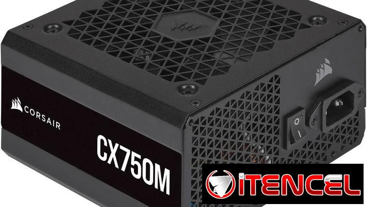 Fuente de alimentación semimodular CORSAIR CX-M CX750M de 750 W, formato ATX, con certificación 80 PLUS BRONZE. 52815418