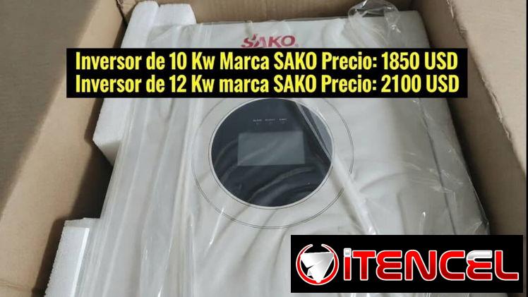 Inversor de 5 kw, 10Kw, 12kw marca Saco