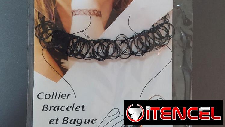 Set de collar, anillo y manilla flexible 1.50 USD