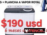 Lavadora semiautomática 9kg con 6 meses de garantía