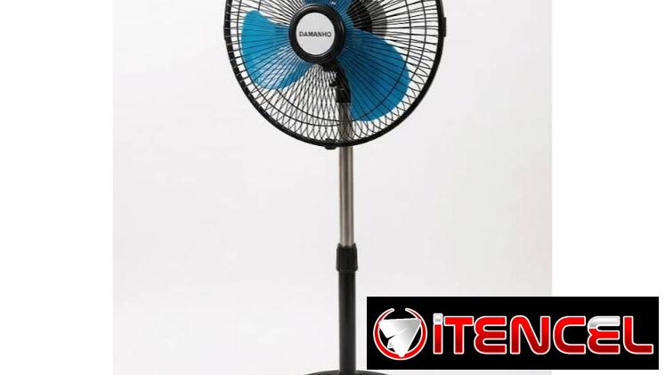 Ventilador de pedestal tipo ciclón de 10 pulgadas 30 USD