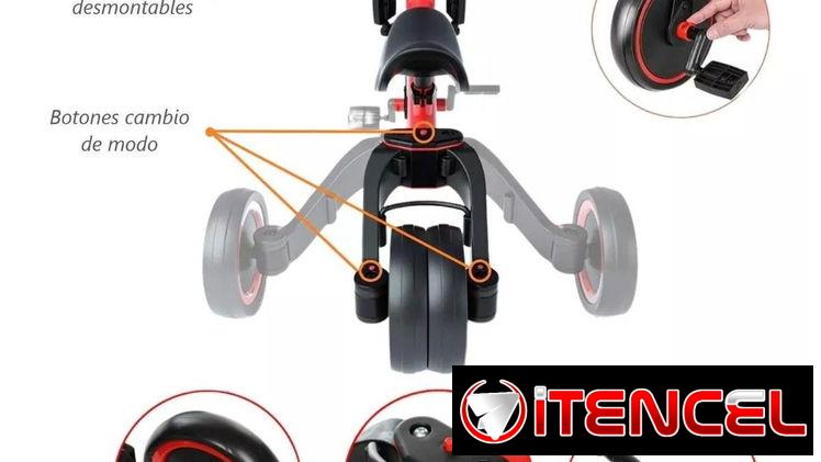 —- Triciclo + bici + bicicleta —- 3 en 1
