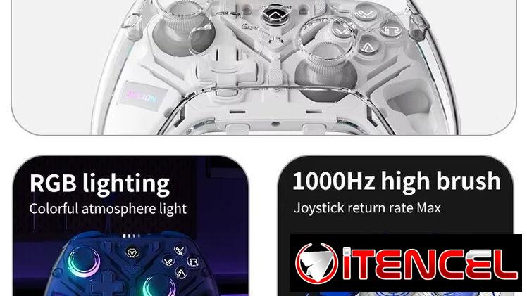 MANDO INALAMBRICO AOLION K10, LUCES RGB, PARA WINDOWS, ANDROID, IOS Y NITENDO SWITH. NUEVOS EN CAJA**52437713