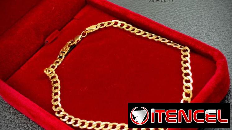 Prendas exclusivas, cadenas de oro, manillas, esclavas, anillos, argollas