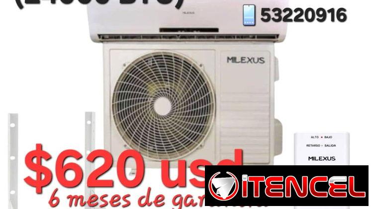 Split Milexus 1T con 6 meses de garantía (factura -mensajeria) 53220916