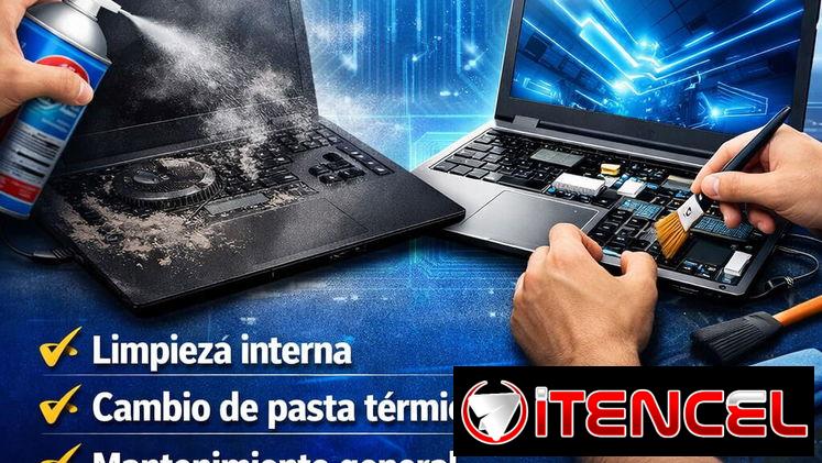 Limpieza y Mantenimiento de Laptop
