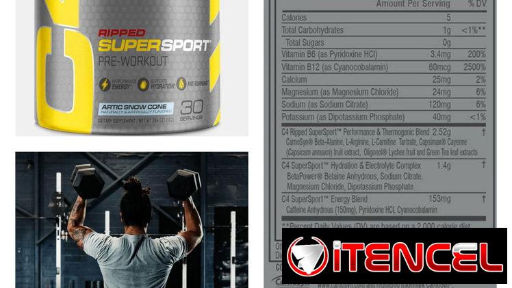Pre entrenos C4 sport, super sport, y ripped sellados 30 servicios 55595382