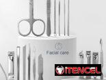 – Kit de manicura Profesional de 19 piezas para profesionales y principiantes.