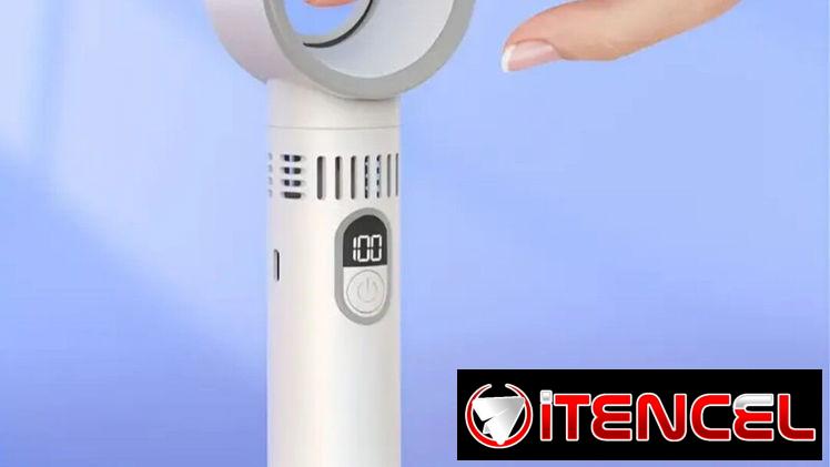 Ventilador de mano, portátil, sin aspas