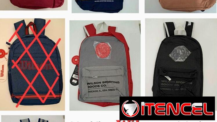 Mochilas Originales marca FILA y WILSON