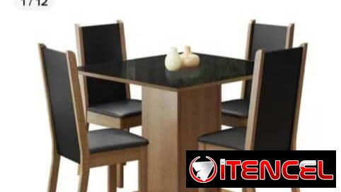 Juego de comedor de 4 y 6 sillas original importado
