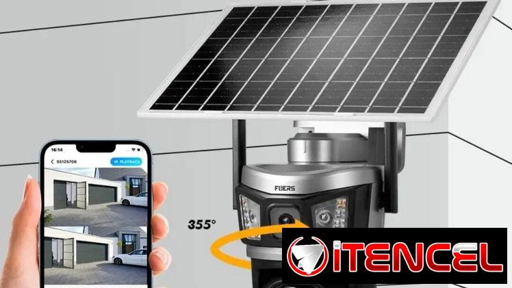 Cámara de seguridad Solar /Wifi/ 8 Mpx/10X
